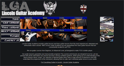 Desktop Screenshot of lincolnguitaracademy.com